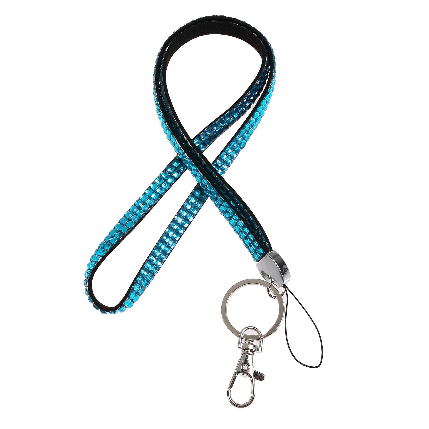 Wholesale Resin Diamond Rhinestone Lanyard Keychain